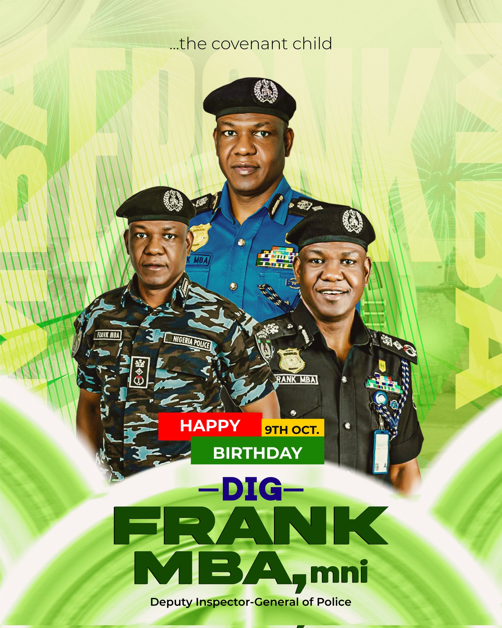 Nigeria Police felicitates with Frank Mba on his birthday