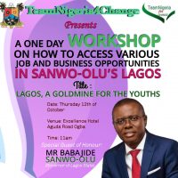 Transformative Workshop with Governor Sanwo-Olu