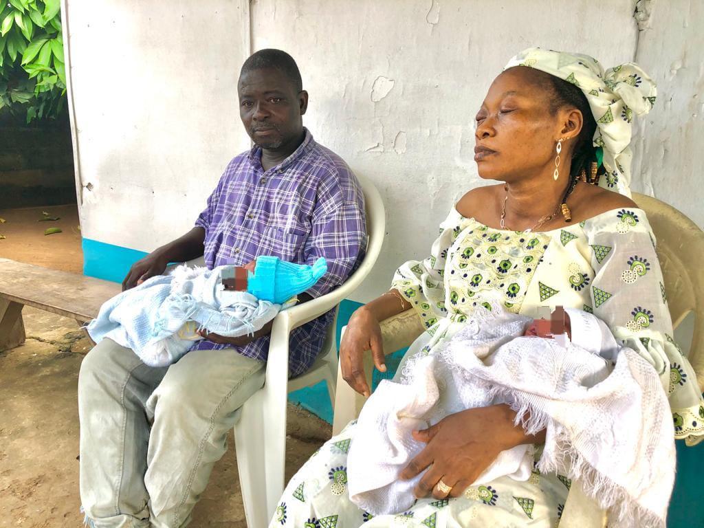 Parents of Lagos boy killed by stray bullet welcome twins