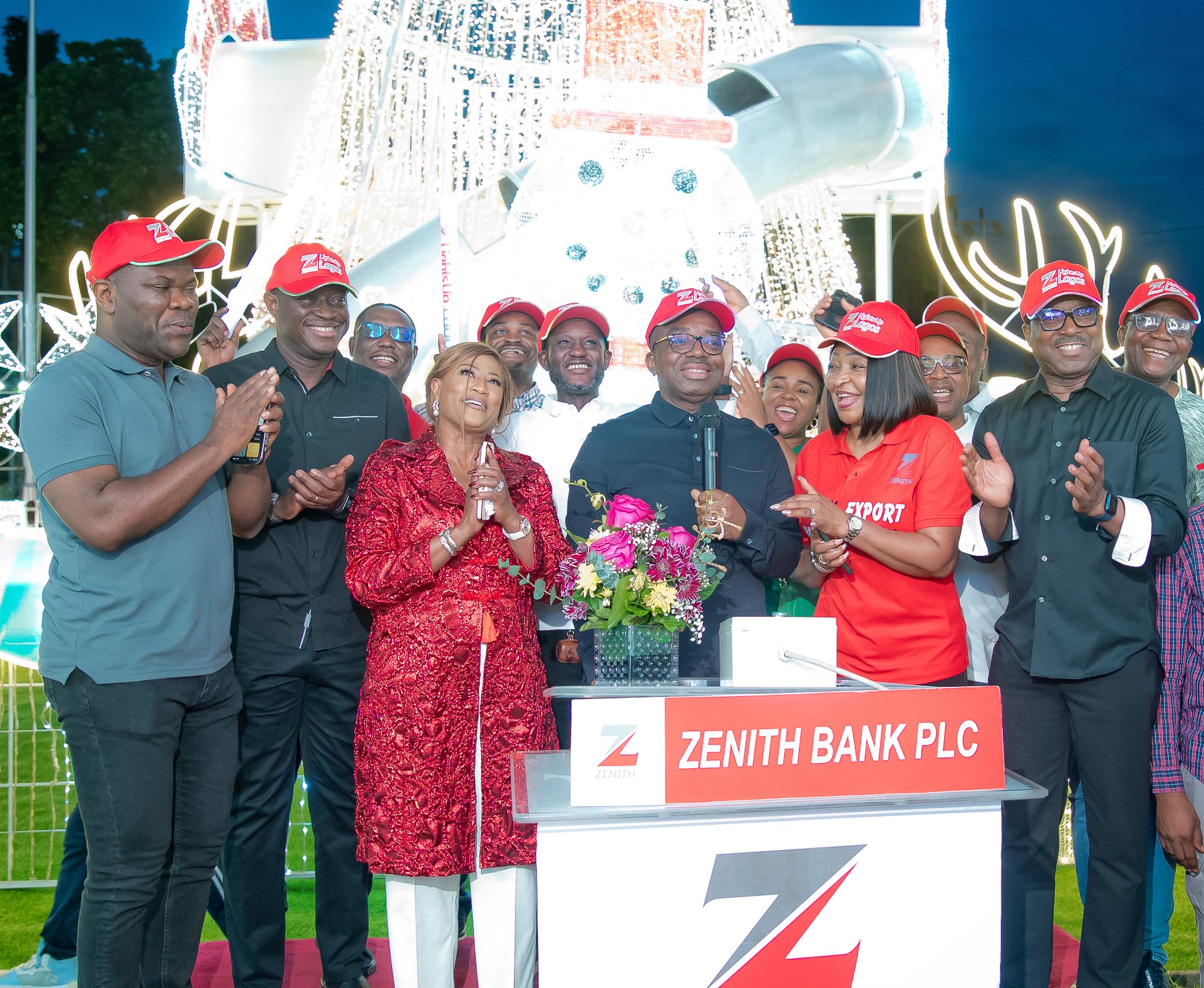 Zenith Bank activates spirit of Christmas with Ajose Adeogun Street Light-Up