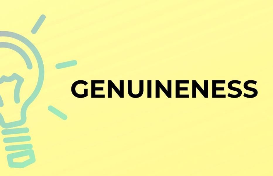 Genuineness: a pillar of character, a priceless treasure