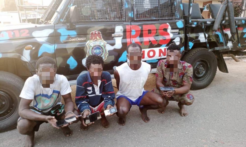 Police arrest 4 suspected traffic robbers on Christmas eve