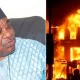 Two killed as fire guts Ex-Oyo governor Alao Akala’s residence