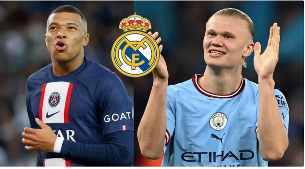 Erling Haaland sets to take Mbappe's space at Real Madrid