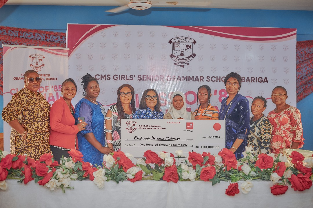 CMS Girls’ Old Students Association Class of ’85 Alumni doles out scholarship awards to students