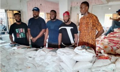 George Adegeye doles out bags of rice, cash gifts, others to constituents