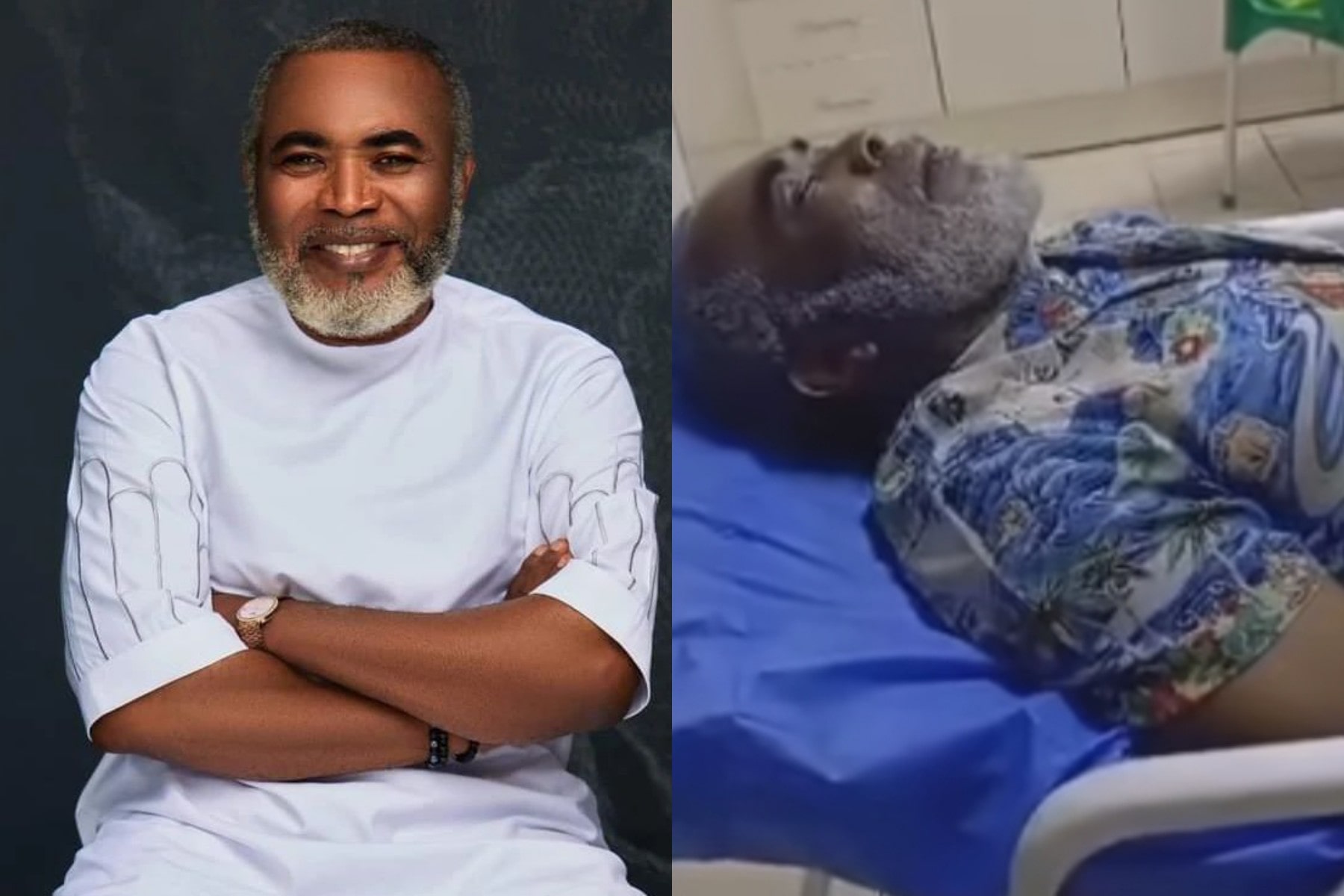 Legendary actor, Zack Orji slumps, hospitalised