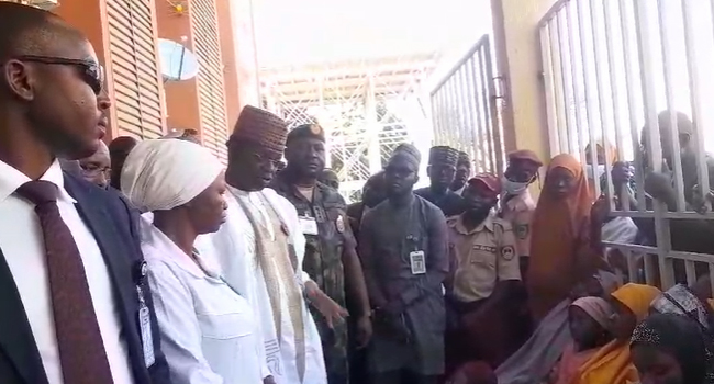 Chief of Defence Staff, Defence Minister visit victims of Kaduna bombing in hospital