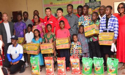 Ondo-Lynyi industry donates food items to Orphanages