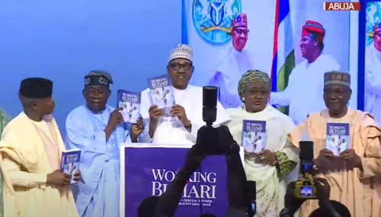 Tinubu, Gowon, Osinbajo attend book launch in Buhari's honour