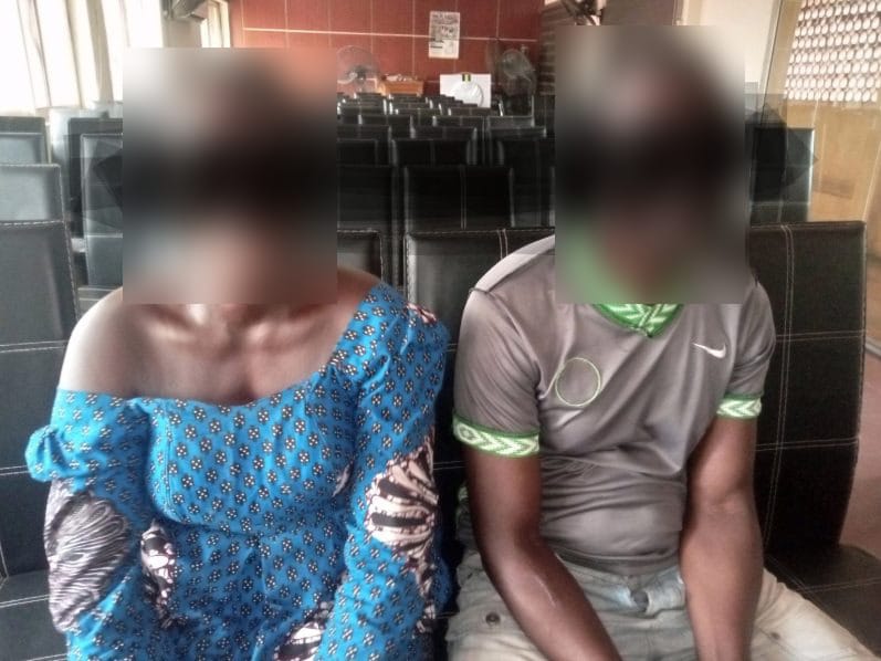 Police arrest couple for faking kidnap to extort N5m