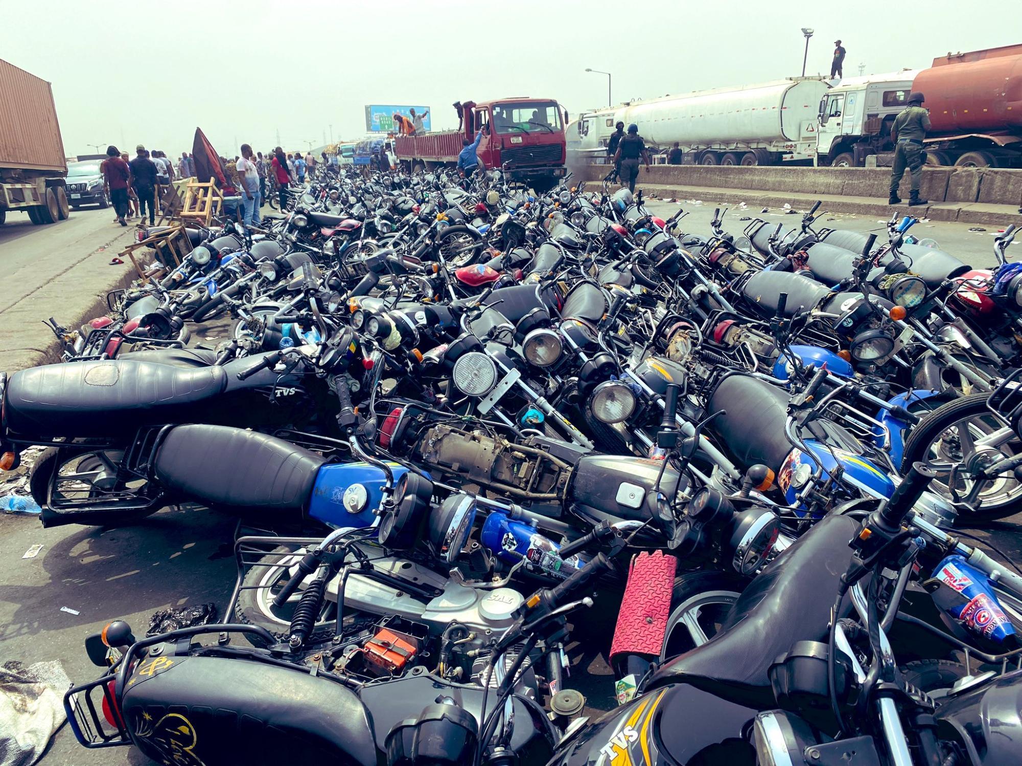 Lagos Taskforce seizes 952 motorcycles in 2 weeks
