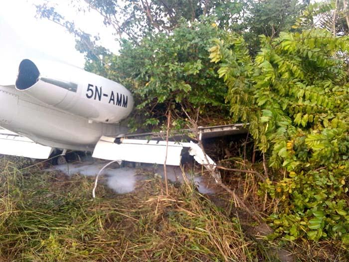 Private jet with VIPs on-board crash-lands in Ibadan