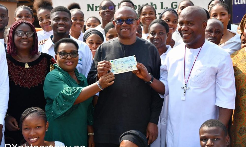 Peter Obi donates N20m to Nursing Schools
