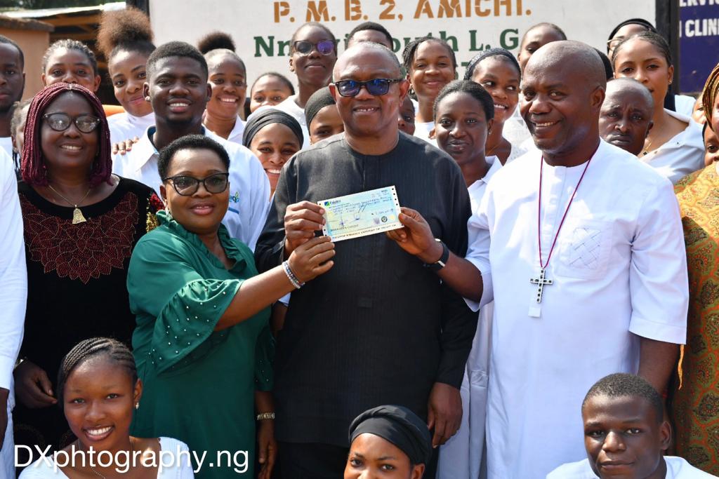 Peter Obi donates N20m to Nursing Schools