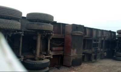 Driver dies as trucks collide on Lagos bridge