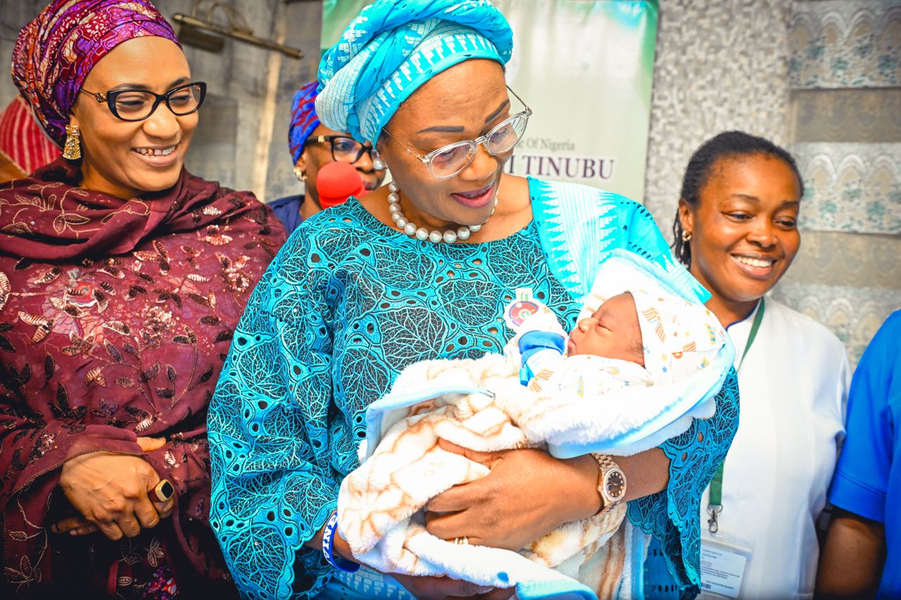 2024: First Lady Oluremi Tinubu celebrates first FCT baby