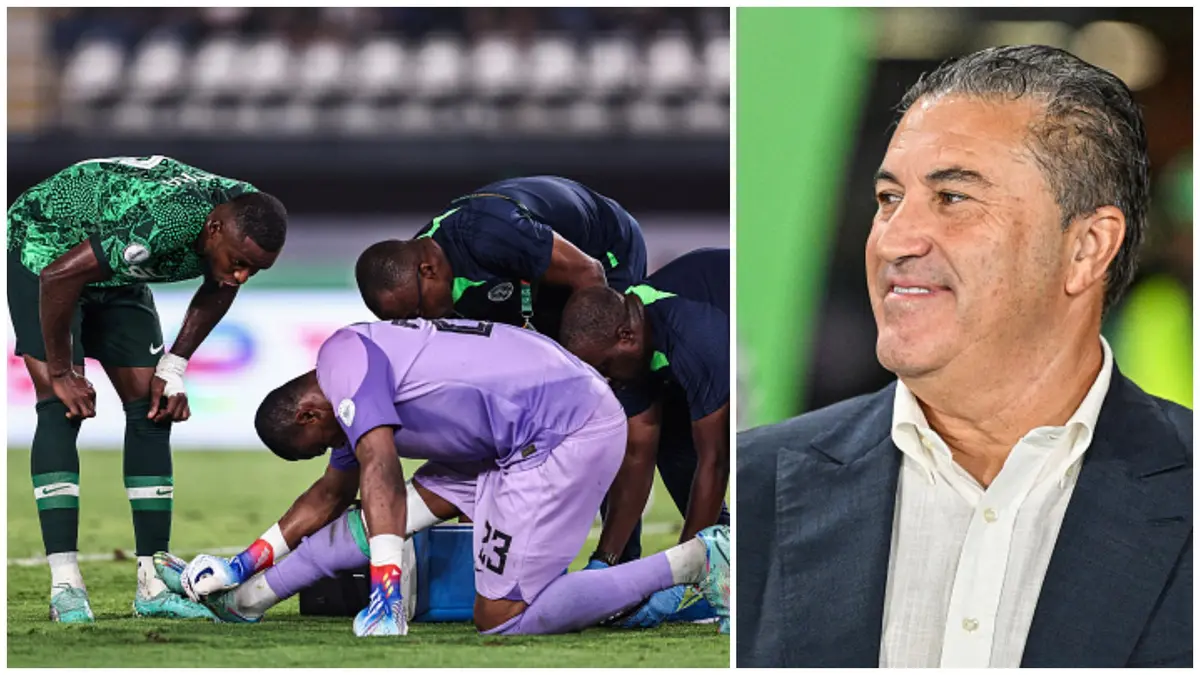 Nigeria goalkeeper Nwabali gives injury update ahead of Angola clash