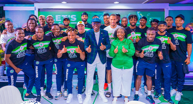 You carry the hopes of a nation on your shoulders - Sanwo-Olu tells Super Eagles