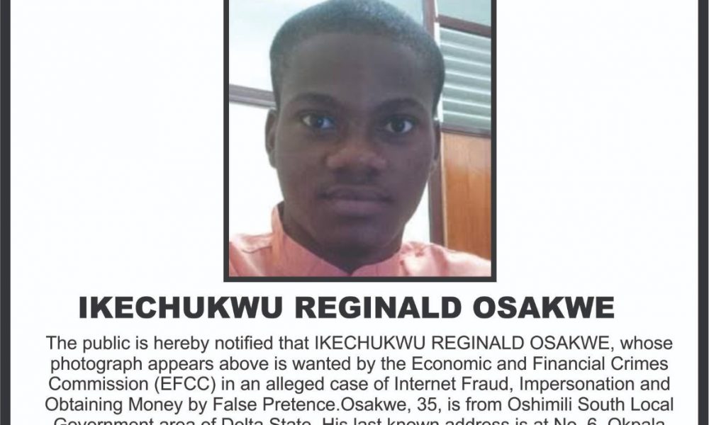EFCC declares Ikechukwu Osakwe wanted