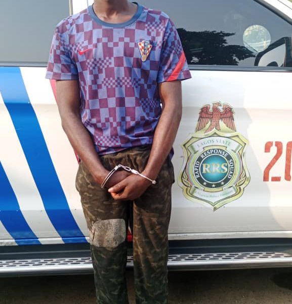 Police arrest miscreant extorting motorist in Lagos
