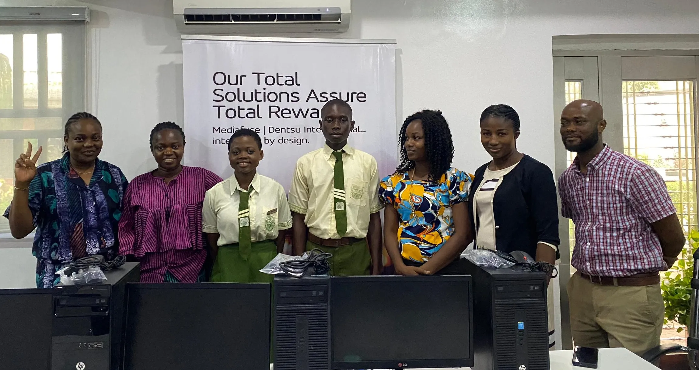 MediaFuse-Dentsu empowers Lagos pupils with computers