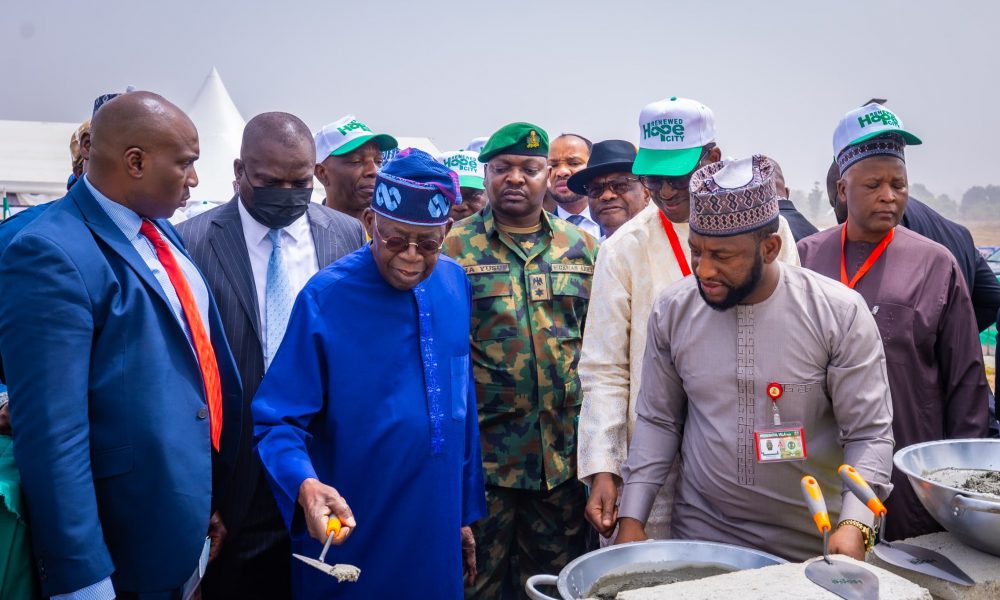 Tinubu launches construction of 3,112 housing units in Abuja