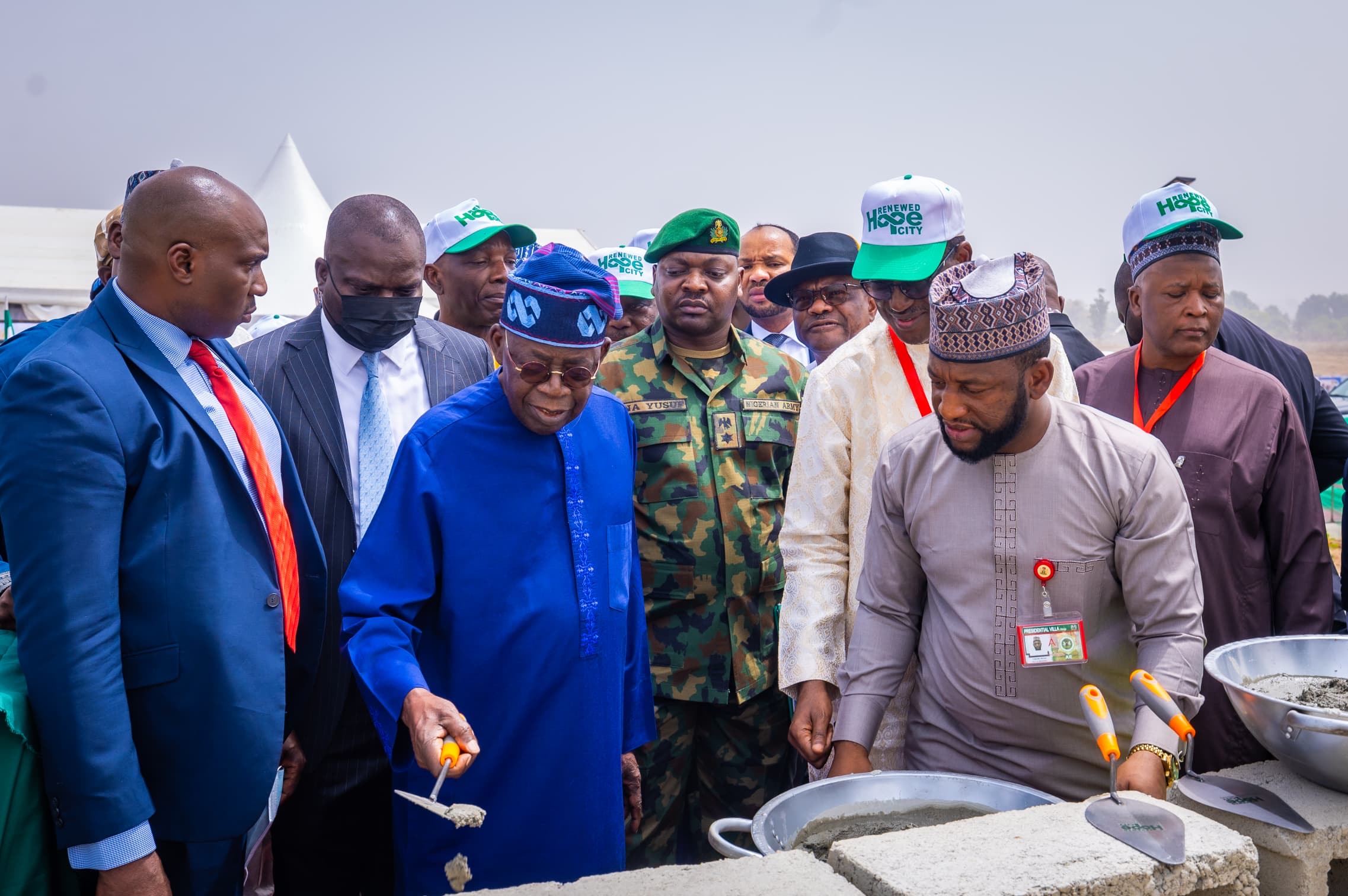 Tinubu launches construction of 3,112 housing units in Abuja