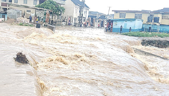 Residents stranded as flood washes away bridge