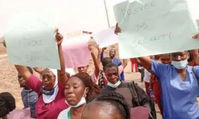 Nurses protest over new certificate verification guidelines in Abuja