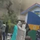 Breaking: Fire guts police headquarters in Kano