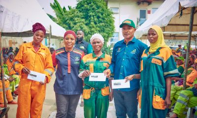 LAWMA PARTNERS LASRRA FOR SWEEPERS’ LAG ID CARDS