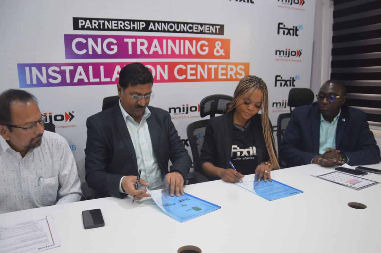 Fixit45, Mijo India aligns with FG Autogas plan, sign MoU on CNG Kits rollout