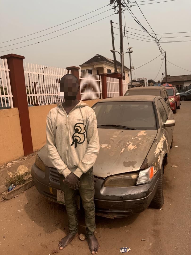 Police arrest one-chance robber in Lagos