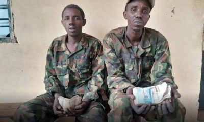Police arrest two armed robbers in military uniforms  
