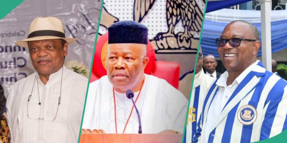 Akpabio under fire over comment at Wigwe funeral service