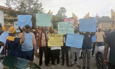 SSANU, NASU members block UNILAG gate over withheld salaries