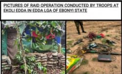   Troops wipe out 8 terrorists in Sambisa, seize arms, rescue kidnap victim, destroy IPOB/ESN arms factory in southeast