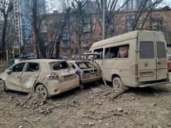 Russia's ballistic missiles cause havoc in Kyiv