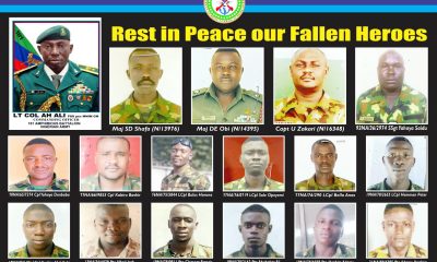 FG awards scholarship to children of 16 soldiers killed in Delta