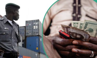 Customs exchange rate for import duties falls below official market rate