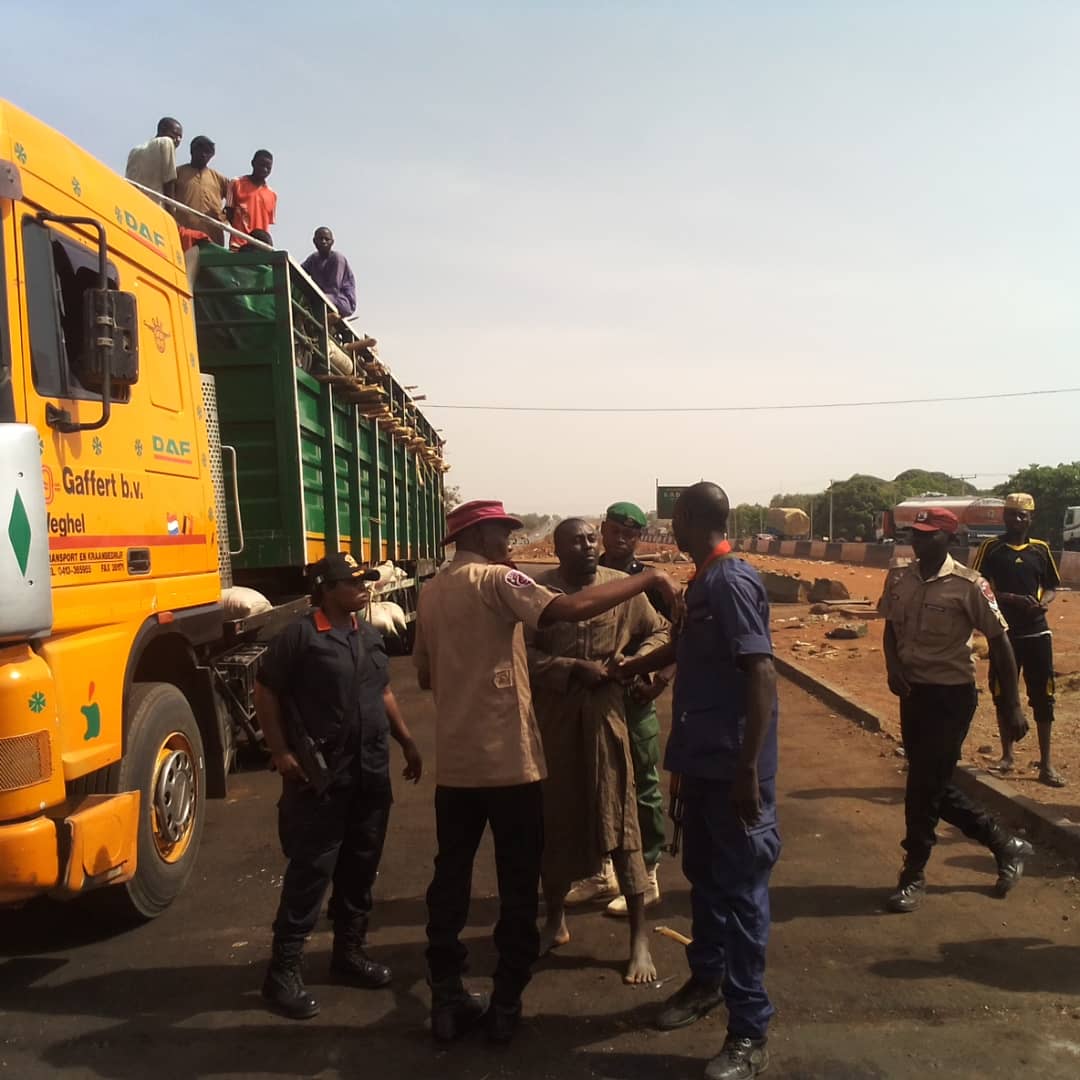 FRSC inter-agency joint task force arrest 35 trailers carrying passengers