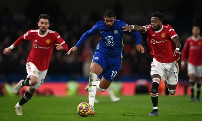Palmer scores twice in stoppage time to secure Blues late win against Manchester United