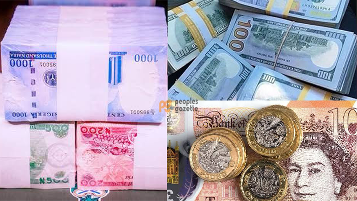 Naira gains big against British pound from February low