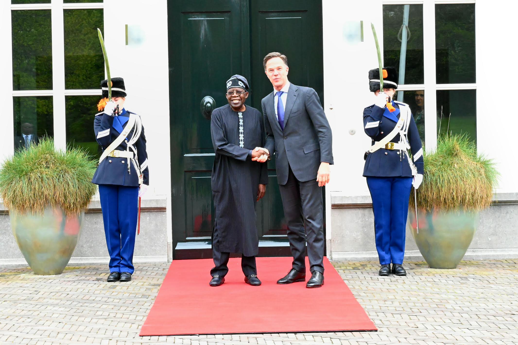 Tinubu meets Dutch PM Mark Rutte, businessmen, canvasses stronger ties