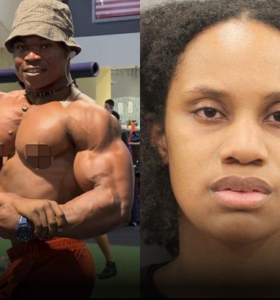 A US-based Nigerian bodybuilder, Michael Chidozie, has di£d weeks after his wife sh%t him multiple times at their apartment in Houston, Texas. The 26-year-old di£d last week after his wife Keaiirra Shavoiyae Chidozie, 28, sh%t him four times in front of their kids in their home on March 21, 2024. DailyMail reports that the deceased was rushed to Ben Taub Hospital after police found him with g¥nshot wounds and his wife in a panic holding their two kids, aged three and two. Chidozie lingered on life support as his family prayed for his recovery, but he s¥ffered a devastating spinal inj¥ry and di£d of complications 18 days later. According to the report, Keaiirra was charged with aggravated a§§ault with a d£adly weapon after the sh%%ting, and her charges have not been upgraded since his death. She claimed to have sh%t Chidozie in self-defense as she feared for her life during the argument when he followed her into their bedroom. It’s unclear what the argument was over.