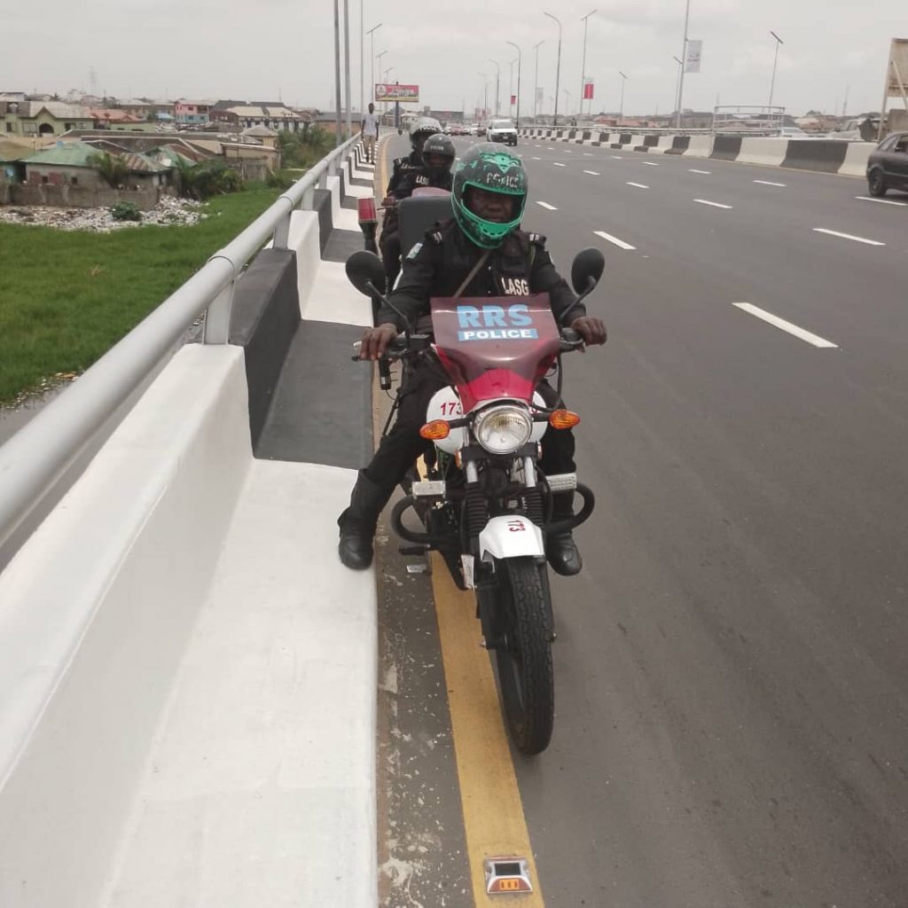Police begin 24-hour bike patrol on Third Mainland Bridge