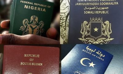 Nigerian passport ranked 10th worst in the world