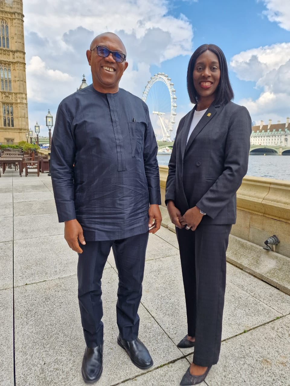 U.K. LP MP, Florence, encourages Obi on his vision for better Nigeria