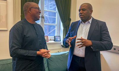 Obi holds private meeting with U.K. Labour Party Member of Parliament, David Lammy , in House of Commons